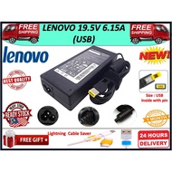 Lenovo 19.5V 6.15A (USB) For ThinkCentre A61e/M57/M57p/M58/M58p;Idea Centre S520/A720 Series Laptop 
