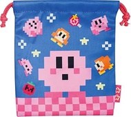 Jays Planning FRK936 Kirby x Makoto Large Figure Drawstring Navy, Approx. 8.3 x 7.1 inches (21 x 18