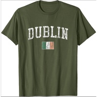 Dublin Ireland T-Shirt Vintage Sports Design Irish Flag Tee T-Shirt