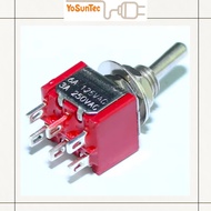 Toggle Switch Toggle MTS-203 Switch DPDT SPST 6pin 3 position ON-OFF-ON