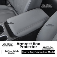 Interior Protection Auto Armrest Cover for 26 Models of Geely Starwish Cars Leather