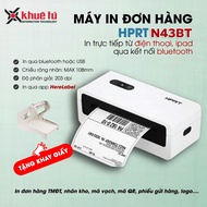 HPRT N43BT Order Printer A6 A7 Size Bluetooth Thermal Printing, Print Orders from Phone