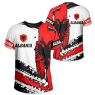 Dropshipping Jersey Football Albania Jersey 2024 Soccer Team T-Shirt 3D Albanians Emblem Flag T Shir