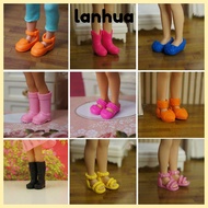LANHUA 11cm Dolls Boot Colorful Female Foot 1.7*0.8cm High Heels Shoes
