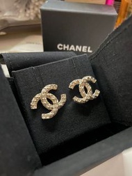 Chanel 耳環 CC logo 全新 有單