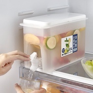 3.5Liter Fridge Water Dispenser Bekas Minum Air Dengan Kepala Paip Bekas Simpan Air Sejuk Dalam Peti