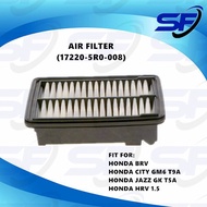 HONDA BRV CITY GM6 T9A JAZZ GK T5A HRV 1.5 AIR FILTER (17220-5R0-008)
