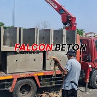 UDITCH 40x40x120 PLUS COVER ( TUTUP U-DITCH 40x60x10 2Pcs ) MUTU BETON K-300