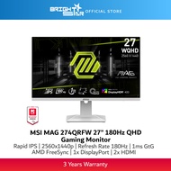 MSI MAG G274QRFW Rapid IPS 180Hz White Gaming Monitor - HDMI/DP/1ms GtG