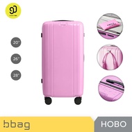 NinetyGo Travel Bag 20/26/28 Inches Hobo Luggage PC 1 Soundproof Wheels Waterproof Zipper Shiny Skin