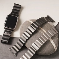 Apple watch - 單切面波浪鈦金屬 蘋果專用錶帶