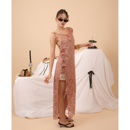 Try_yorata | Mesh flower dress เดรสดอกไม้ซีทรู เซ็กซี่ ชุดคลุมชุดว่ายน้ำ บิกินี่