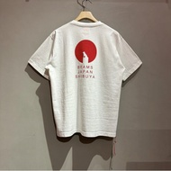 BEANS Nissan Shibuya Limited Edition Loyal Dog Hachiko Print Round Neck 100% Cotton Short Sleeved T-