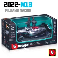 Bburago 1:43 Mercedes-AMG Petronas F1 Team 2022 Hamilton W13 W12 W10 W07 Alloy Luxury Vehicle Diecas