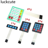 New 4 12 16 20 Key 4*4 Membrane Switch Keypad 1x4 3x4 4x4 4*5 Matrix Array Matrix keyboard for ardui