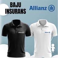 Allianz Insuran Company Corporate Event Baju Polo T Shirt Microfiber Dry Fit