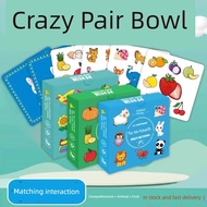 mainan mainan budak perempuan mainan budak lelaki Crazy Pair Pair Pair Cards Memory Find the Same Bo