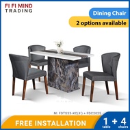 Empearre Marble Dining Set/ Marble Dining Table/ Meja Makan 6 Kerusi/ Meja Makan Marble/ Meja Makan Set