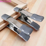 BACK2LIFE Spring Clip, 4Inch Metal Wedding Dress Clip, Hand Tools Multi-Purpose A-Shaped Rubber Wood
