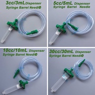 Physical materials 5Pc 3Cc 5Cc 10Cc 30Cc 55Cc Helix Luer Lock Dispenser Needle Tip Syringe B