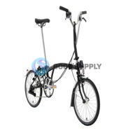 EKSKLUSIF Sepeda Lipat Folding Bike Brompton 16 Inch M6L Black
