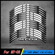 17 -inch phản quang xe máy vành bánh xe Hub sticker cho Yamaha MT-03 MT03 MT 03