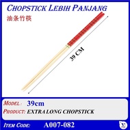A007-082 (5pair or 10pair) 39cm EXTRA LONG BAMBOO CHOPSTICK / CHOPSTICK BULUH LEBIH PANJANG