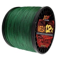 JOF X12 Fishing Line 300M 12 Strands Braided Fishing Line PE Line Sea Saltwater Carp Fishing Wire Fi