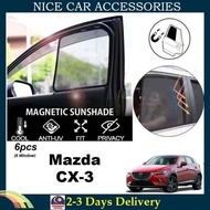 Mazda CX3 CX-3 Epic Magnetic Sunshade [6PCS]