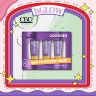 CBD Collagen Repair Hair Serum Oil 3x10ml rough tangled Hair freezy soft straight fragrance Hair sha