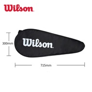 Wilson Wilson สำหรับทั้งหญิงและชายชุดไม้ตีเทนนิสสีดำกระเป๋าไม้เทนนิสสะพายไหล่เดี่ยวกระเป๋าไม้เทนนิสน
