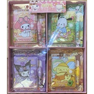 QT wholesale tray of 16 diaries with pens