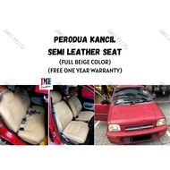 [JME CUSHION] PERODUA KANCIL [1994 - 2009] (660 / 850) LEATHER SEAT COVER