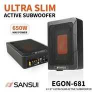 山水 SANSUI EGON-681 主動式薄型重低音喇叭 JHY 喇叭後級 