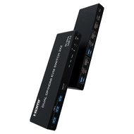 ArgoX 8K KVM Switch Dual Monitor HDMI + Display Port 8K@60Hz Support with 5Gbps USB 3.0 Type-C Hub