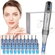 Dr. Caneta M8S Wireless Electric Beauty Pen, with Micro Needle, Adjustable Nano Needle, 25 Replaceab
