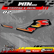 HONDA WIN 100 MOTORCYCLE STRIPPING CODE 02