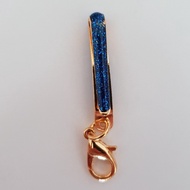 Thai Amulet Accessories: Stainless Steel Gold Longya Amulet Clip (Blue)