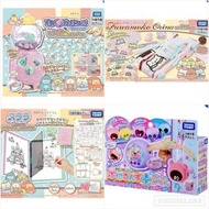 現貨限時特價 全新正版 日本 TAKARA TOMY 益智, 可愛 簡單 自製 角落生物寶石扭蛋貼紙機/DIY角落生物寶織冷機玩具套裝/角落生物學習填色畫簿玩具遊戲/育成遊戲機 電子寵物 飼養玩具/S