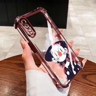 YBD Clear Phone Case For Vivo S1 1907 Vivo IQOO NEO Full Protective Caing with Funny Clown Pattern