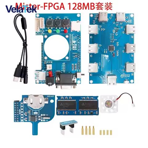 Suitable for Terasic DE10-Nano Accessories Mister FPGA IO Board Kit USB HUB Expander RTC