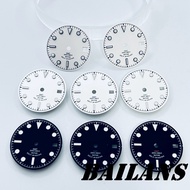 NH34 29mm White Black Watch GMT Mark Dial Luminous Watches Parts Fit NH34A 4R34 NH35 4R35 Movement A