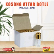 BOTOL KOSONG / BOTOL EMPTY BOTOL ( ROLL ON ~ 3ML,6 ML, 12ML,