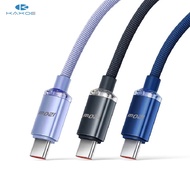 KAXOE 120W 6A USB Type C Super Fast Charger Type-C Charger Cable Type C Data Cord