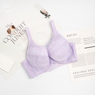 [Rizo Underwear] MIT Warm Flower Order Stable Support Large Cup Underwear C-G (Purple) A211315W34 13