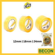 CIC Cellophane Tape 15yds 12mm | 18mm | 24mm