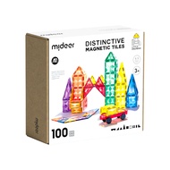 MIDEER Distinctive Magnetic Tiles 100 Pcs / Colorful Magnetic Tiles 60 PCS