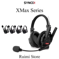 SYNCO Xtalk XMax9 Dual-Ear Noise Isolation Cancellation Team Communication Bluetooth Headset Wireles