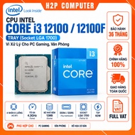 Intel Core i3 12100 / 12100F Tray CPU (Socket LGA 1700) - Processor for PC Gaming, Office