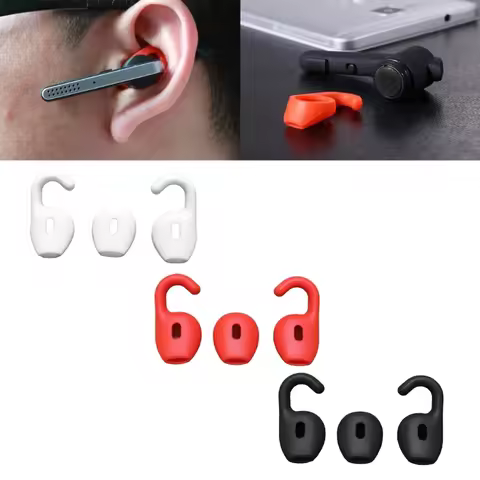 1Set Soft Silicone Earbuds Earphone Tips Earplug Cover for JABRA Talk 45/Stealth/Boost Headphone Ear